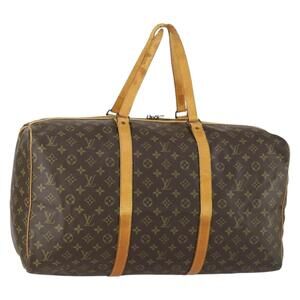 LOUIS VUITTON Monogram Sac Souple 55 Boston Bag M41622 LV Auth 156583